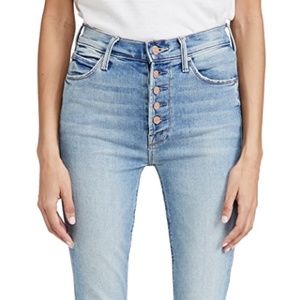 Mother Pixie Ankle Fray Jeans